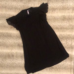 Short Sleeve Little Black Dress